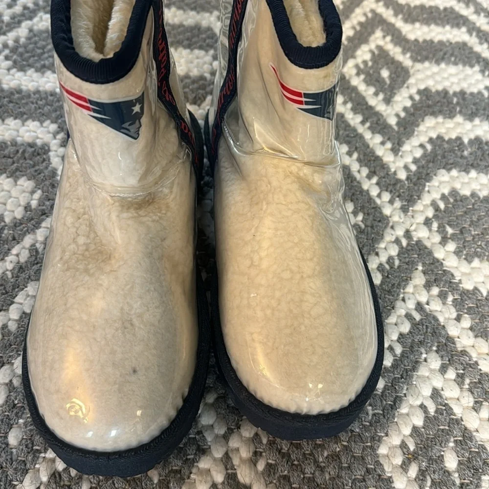 NWOB🍍 FOCO NFL Women's Team Sherpa Lined Rain Boots 🍍sz 9 G-1